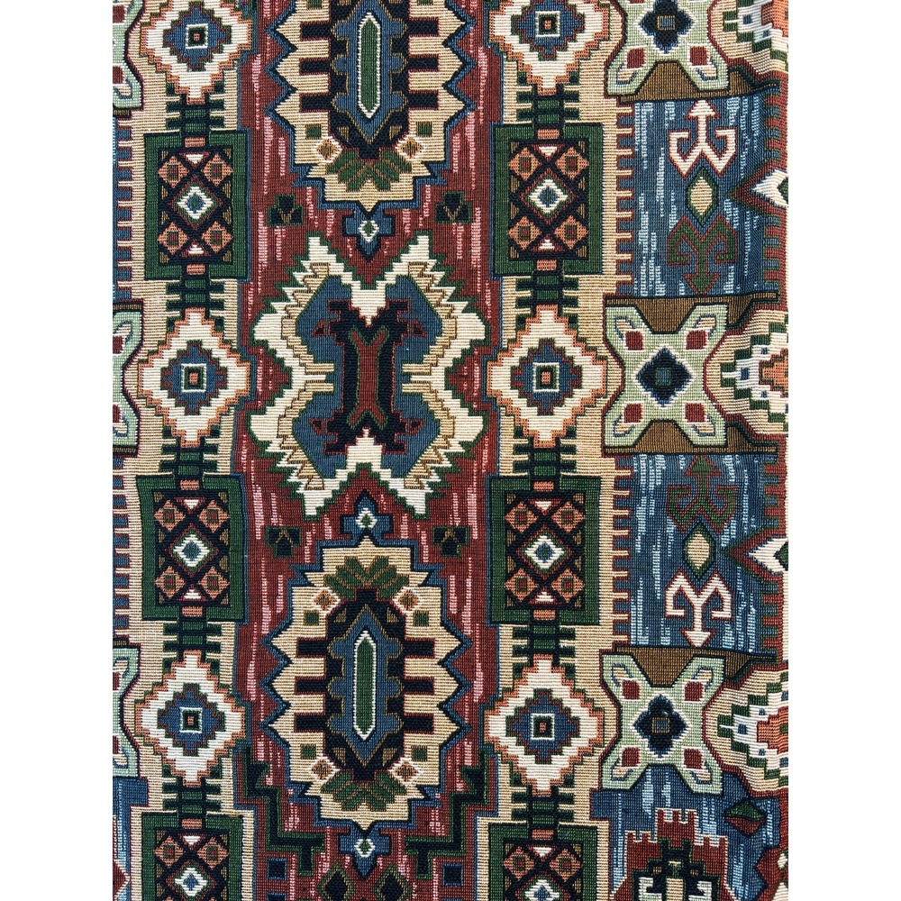 Fabric Upholstery Tapestry Kilim Bohemian Boho Tribal Southwestern 41" L x 53" W